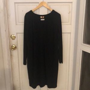 Calvin Klein long sleeve shift style dress.